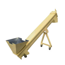 Factory  Price  Tubular Inclined Type Screw Conveyor Auger  With  hopper
